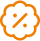 Badge de desconto